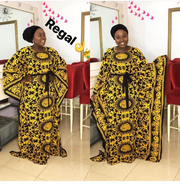 Printed Round Neck European American And African Popular Women's Long Skirt - Image 2