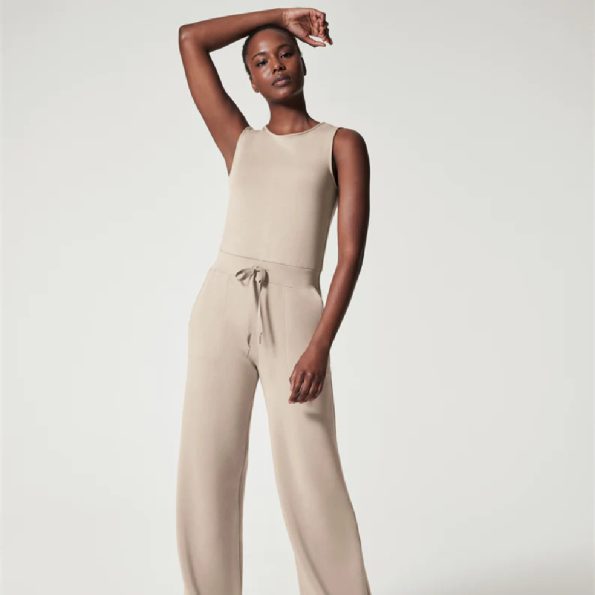 Lace Up Jumpsuit Pants