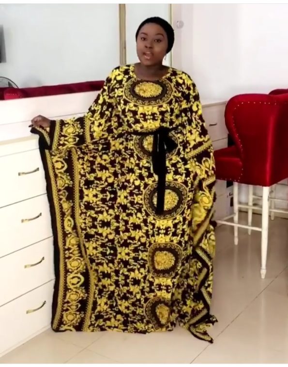 Printed Round Neck European American And African Popular Women's Long Skirt - Image 5
