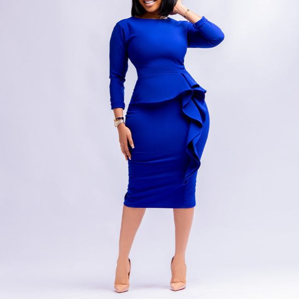 Fashion Elegant African Plus Size Dress - Image 9